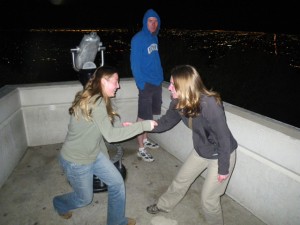 At the Griffith Observatory